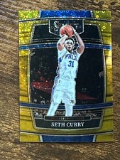2021-22 Select Prizms Gold Disco #84 Seth Curry 10/10 #X10886