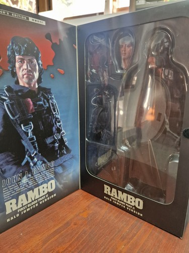 HOT TOYS MMS 11 JOHN RAMBO FIRST BLOOD HALO JUMBER VERSION - Picture 6 of 6
