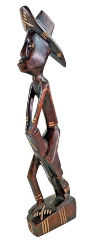 Ludovic Booz (1940-2015) Original Haitian Wooden Sculpture Mother