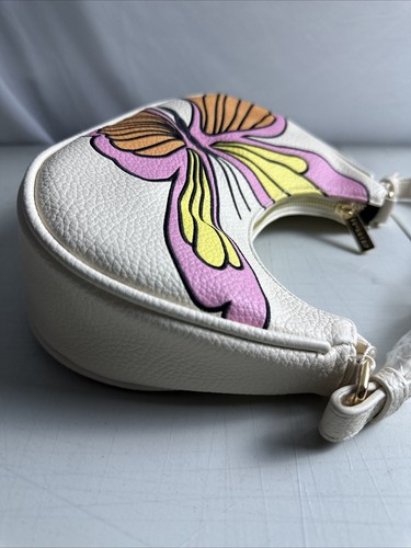 Skinny Dip London Damen Kiesel Kunstleder Schultertasche Schmetterling Geldbörse - Bild 7 von 13