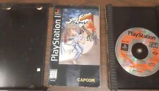 Street Fighter Alpha: Warriors' Dreams Long Box & Manual & PS1 Game Disc