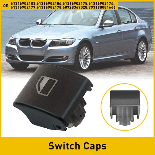 For BMW E46 323i 325i M3 330i 325xi 330xi X5 E53 X3 E83 Window Switch Button Cap - Foto 9 di 17