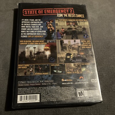 State of Emergency 2 (Sony PlayStation 2, 2006) for sale