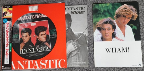 WHAM! (GEORGE MICHAEL) - 'Fantastic' Japan Picture Disc, obi & Promo Plastic