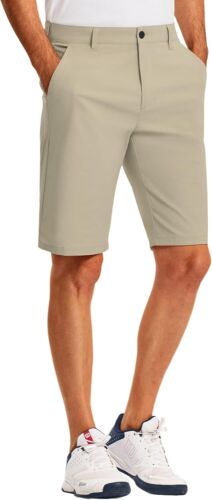 Pantalones Cortos de Verano para Hombres Vestido Ligero Elastizado Híbrido Resistente al Agua Golf Senderismo - Imagen 35 de 40