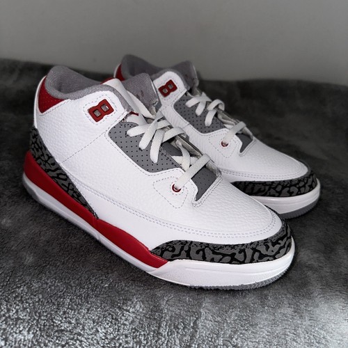 🔥 UK 2,5 EU 35 US 3Y 22CM ~ Jordan 3 Retro (PS) Fire Red 2022 ~ DM0966-160🔥 - Bild 11 von 19