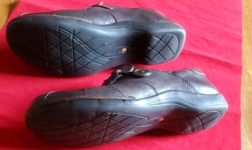 Clarks Unstructured Women's Un.Loop Dark Brown Slip-On Shoes 7M Preowned - Picture 8 of 8