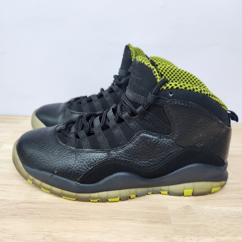 Nike Air Jordan Retro 10 Herren Größe 8,5 schwarz venomgrün (310805-033) - Bild 2 von 10