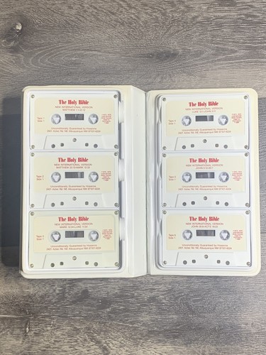 The Holy Bible New Testament~New International Version~12 Cassette Tape Set - Picture 2 of 3