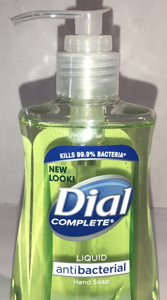 NEW DIAL COMPLETE ALOE LIQUID HAND SOAP WASH ANTIBACTERIA 7.5OZ GREEN SHIPN24HR
