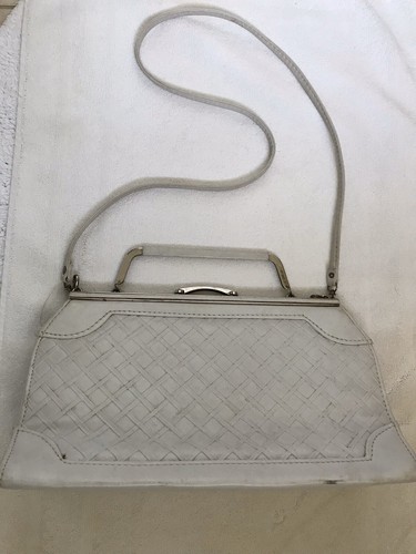 Umhängetasche weiß Vintage