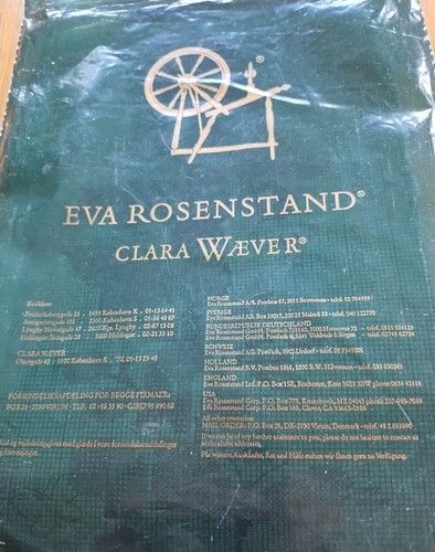 VTG Denmark FLOWER Bell Pull Cross Stitch Kit Eva Rosenstand Clara Weaver 9-2169 - Picture 1 of 3