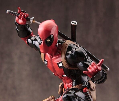 KOTOBUKIYA ARTFX + WUNDER JETZT! Avengers Deadpool Statue im Maßstab 1:10 NEUWERTIG - Bild 10 von 24