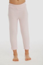 NEW 44 Chaser Kids Girls Pink Cozy Knit Faux Pocket Jogger Causal Pants Size 2