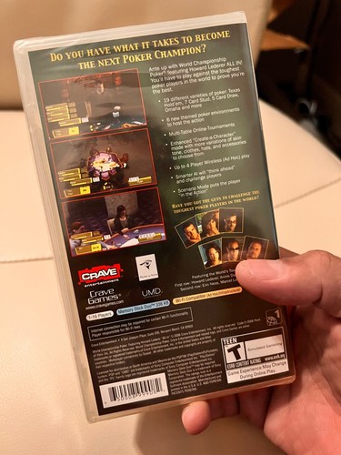 World Championship Poker Featuring Howard Lederer: All In Sony PSP new - Picture 2 of 4
