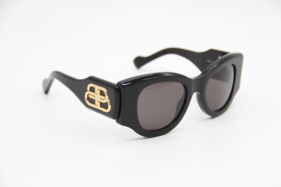 サングラス BALENCIAGA Woman Sunglasses Black 812607T0007 1000 Balenciaga Woman's 67mm Oversize Geometric Sunglasses | eBay
