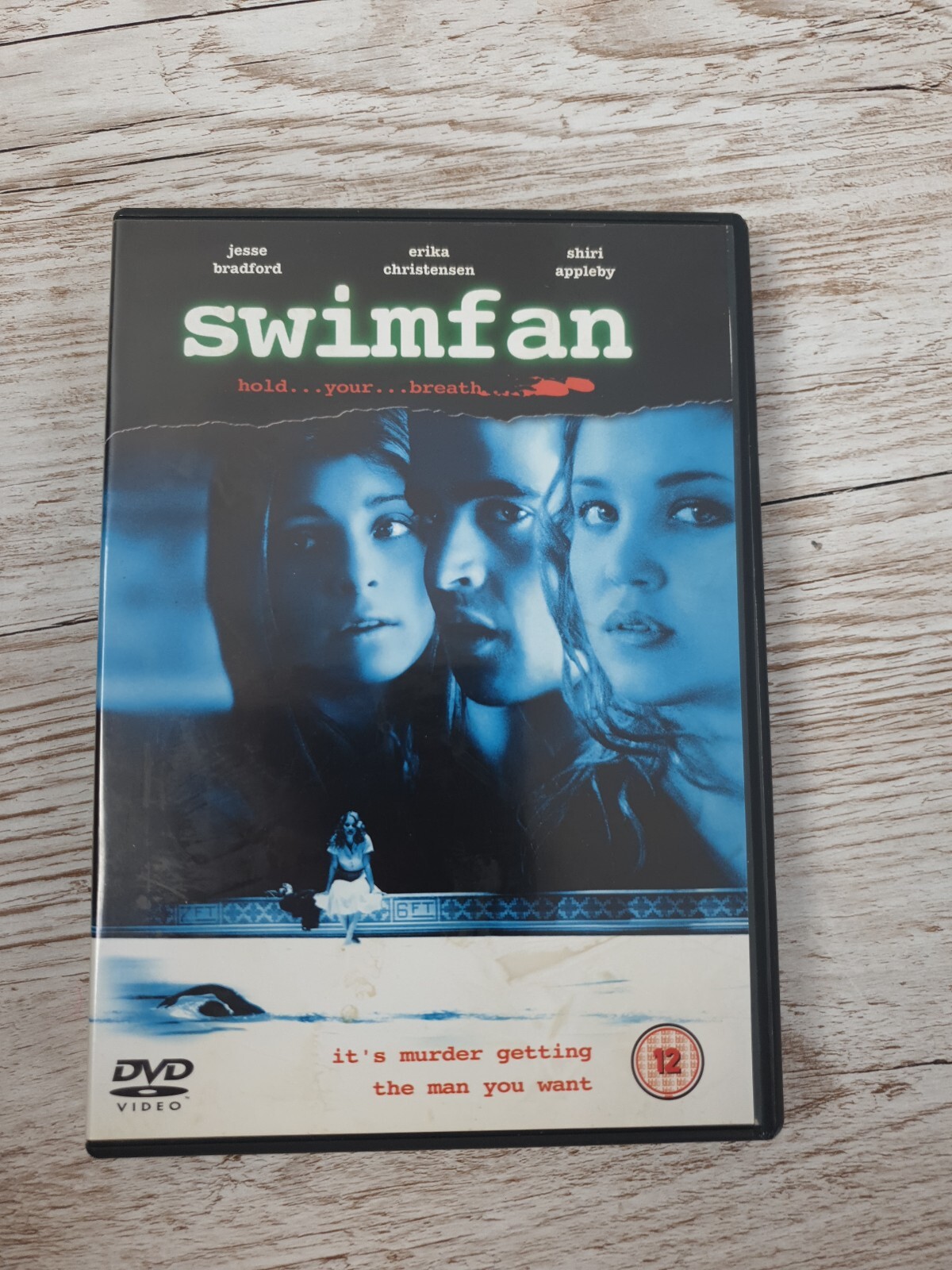Swimfan DVD 2002 Fatal Attraction Stalker Movie Thriller with Erica Christensen