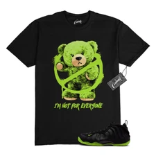 Foamposite Volt Black Air One T Shirt Match NOT