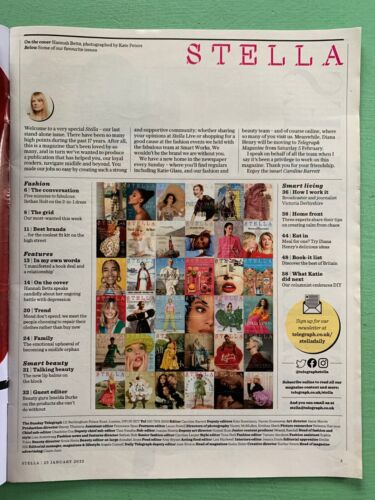 STELLA magazine UK 23-January-2022 HANNAH BETTS Victoria Derbyshire FINAL ISSUE - Picture 2 of 2
