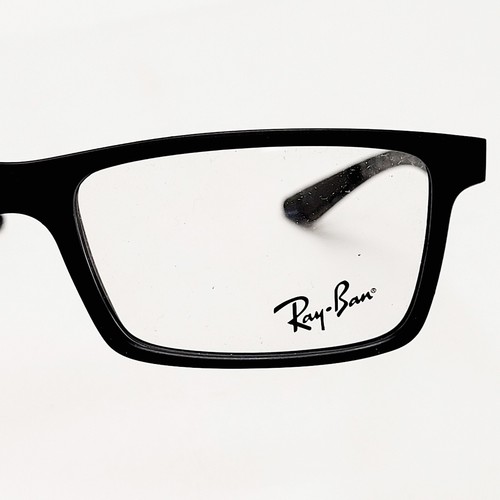 Ray Ban RB8901 Eyeglass Frames Rectangle Full Rim Eyewear Gloss Black 53-17 145 - Picture 11 of 18