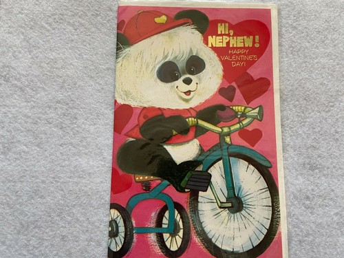 Hi Nephew! Happy Valentine's Day!  Unused Greeting Card - Picture 1 of 2