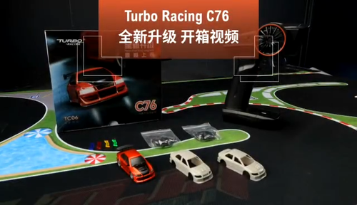 1:76 High-Speed RC Car with MultiColor LED Lights/Adjustable Wheelbase - Video 1 of 1