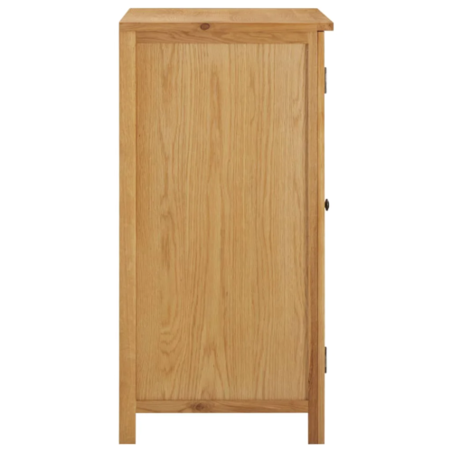 NNEVL Wardrobe 76x52x105 cm Solid Oak Wood - Picture 4 of 8