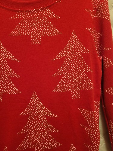 New With Tag Carter's 2-Piece Red Christmas Tree Print Pajamas Size 6 - Picture 2 of 5