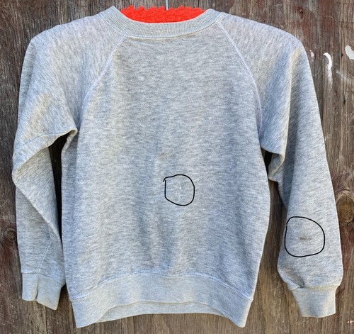 Vintage Disney Casuals Mickey Mouse Raglan Sweatshirt Size Child XL 14 To 16 - Picture 15 of 24