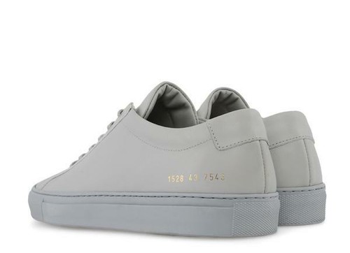Nuevo Common Projects Original Aquiles Bajo 1528 Negro Blanco Gris - Imagen 10 de 14