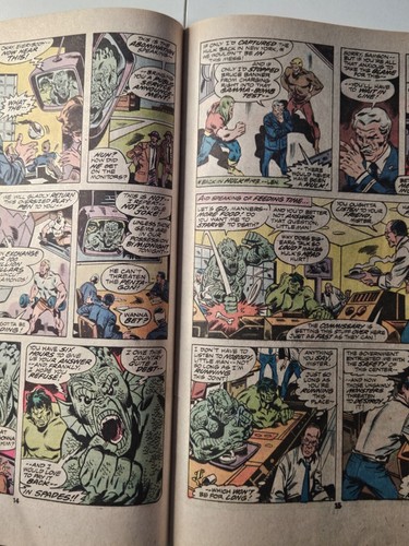 INCREDIBLE HULK #196 - FEBRUARY 1976 - BRONZE AGE MARVEL COMIC Fine + - Picture 3 of 7
