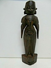 VINTAGE WOODEN FINELY CARVED ASIAN STATUE FIGURINE OF A WOMAN