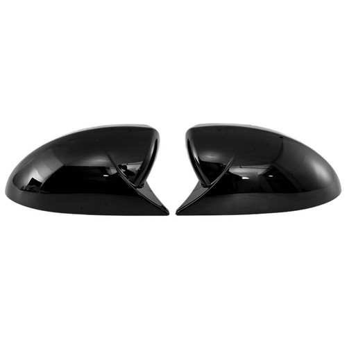 2x For Nissan Sentra 2020~24 Gloss Black Rearview Mirror Cover Caps Replacement - Picture 8 of 12