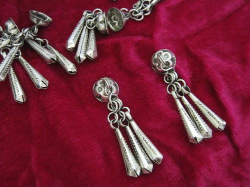 Handmade miao silver DIY accessories costume ornament handing pendant 3piece - Picture 4 of 8
