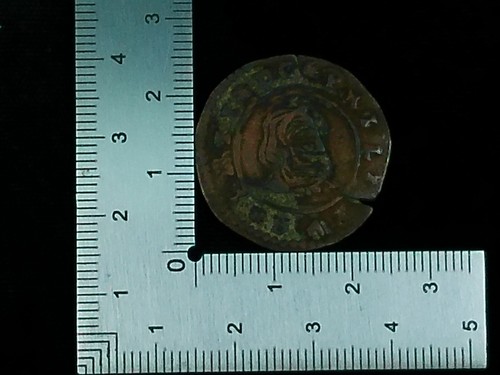 Scarce Excavated 1661 N Philip IV Bust Spanish 16 Maravedis - Granada - Picture 7 of 8