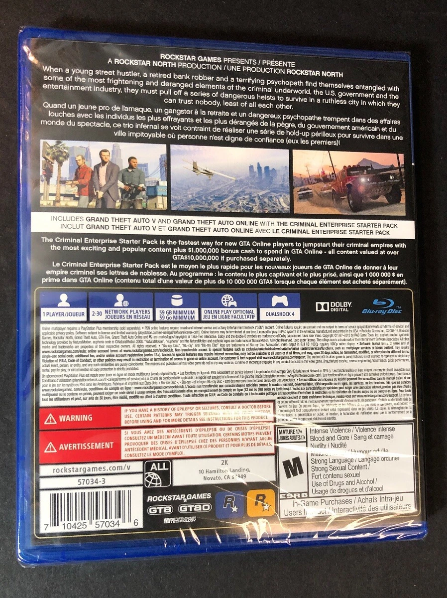 Playstation 4 Sticker Gta 5, Gta 5 Ps4 Edition Premium