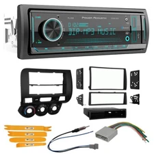 PL-40B Single DIN AM/FM Car Stereo Bluetooth Receiver for 2007-2008 Honda FIT