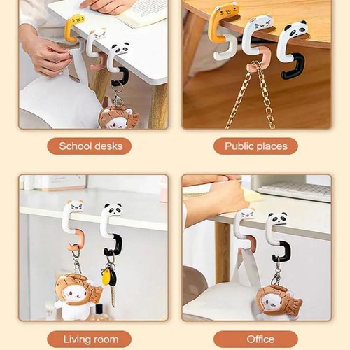 Cute Animal Bag Hanger Hook For Table Desk Purse Handbag Hooks Holder 9CY8.AU - Picture 7 of 15