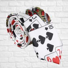 PLAYING CARDS NECK TIE - Magic Party Tricks