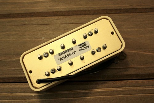 Artec H-90 P-90 Sized Humbucker Bridge Pickup Alnico 5 Ivory - Picture 5 of 5
