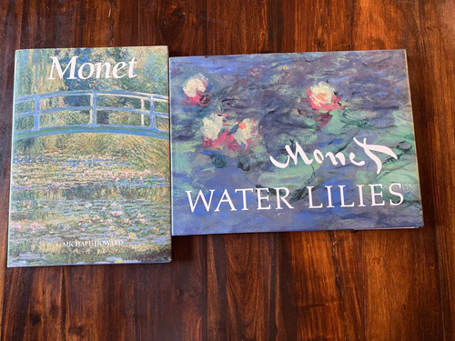 Claude Monet - Seerosen & Monet - Menge 2 Bücher, Hardcover mit DJ übergroß