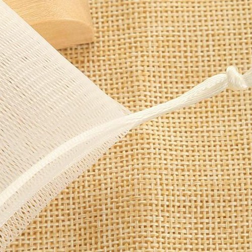 5/10Pcs Small Drawstring Net Mesh Pouch Bag Soap Saver Exfoliating Sack Holder - Picture 8 of 11