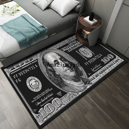 $100 patterned rug Non-slip floor mat Long bed rug - Picture 11 of 15