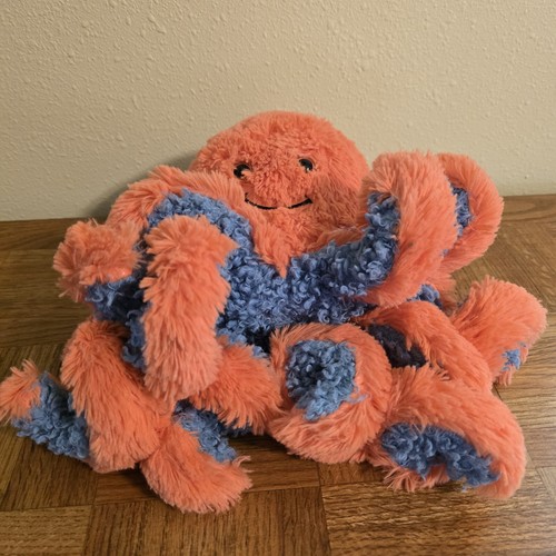 Manhattan Toy Company Plush Orange Octopus 12" Plush Toy - Picture 4 of 6