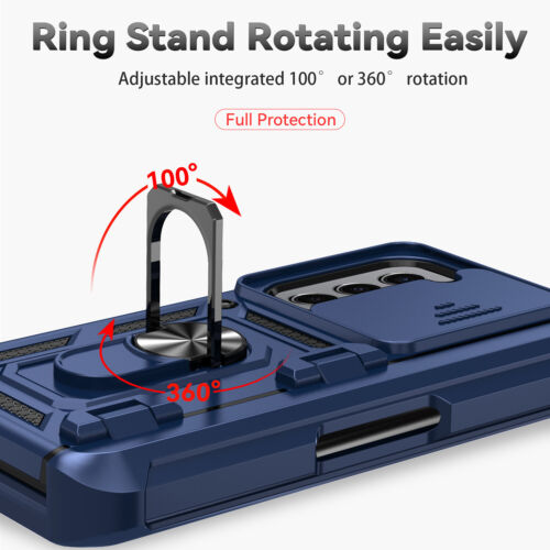 Für Samsung Galaxy Z Fold 6 5 4 Magnet Ring Ständer Scharnier Schutz Stift Slot Hülle - Bild 9 von 24