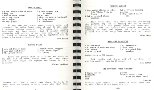 Man Shall Not Live By Bread Alone Cookbook 1987 Gospel Harvester Marietta GA - Picture 2 of 9