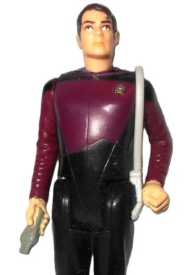 Galoob 1988 star trek COMMANDER WILLIAM RIKER vintage Complete