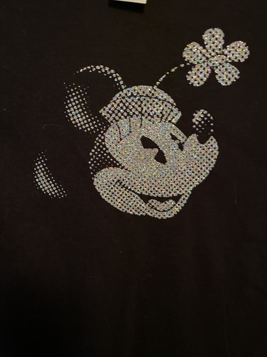 Disney Store New York City NYC Minnie Mouse Bling Glitter T-shirt Womens 2XL New - Picture 2 of 7