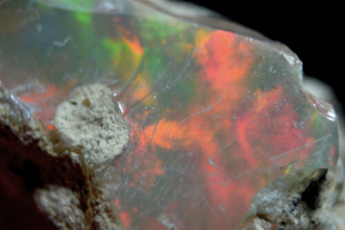 Top opale etiope welo ruvido 7,47 cts + ""luminoso 5/5, aaaa, fuoco, modello""+,video - Foto 3 di 5
