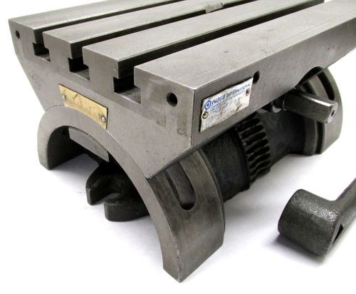 YUASA 10" x 7" TILTING T-SLOT TABLE - #550-422 - Picture 3 of 9